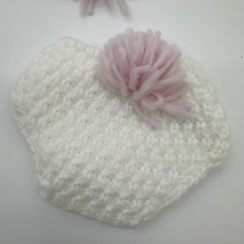 Newborn Baby Girls Crochet Unicorn Hat, Diaper Cover Costume Outfit Picture Prop